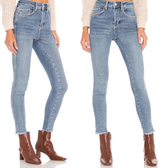 We The Free highrise jeggins skinny raw hem size 28 - Picture 7 of 16